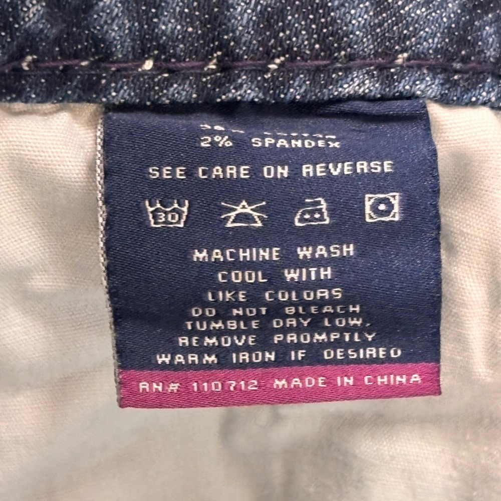 Vigoss The New York Capri Jeans Womens 16 Medium Wash Embellished Pocket Stretch - Picture 10 of 13